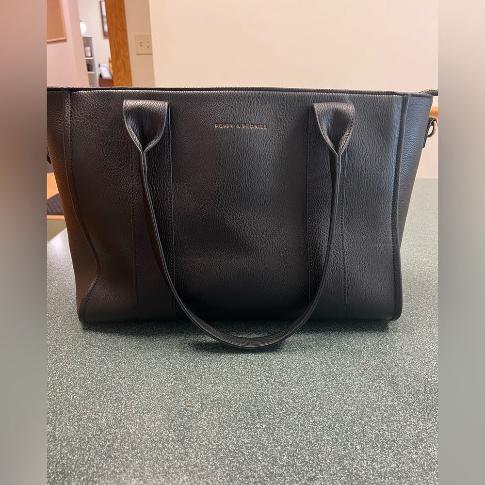 Poppy & Peonies Multitasker Vegan Leather Tote